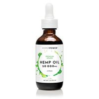 Hemp Oil for Anxiety & Pain Relief - 10 000mg Extra Strength - Premium Grade Pure Hemp Extract for Improved Sleep, Mood, and Relaxation - 100% Natural, Vegan, Made in USA