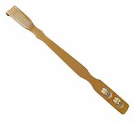 Outflower 18 inch Bamboo Back Scratcher Manual Back Massagers with Double Ball Rolling Massage 1pc
