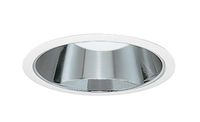 HALO 426, 6" Trim Reflector Cone White with Clear Specular Reflector Cone