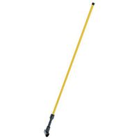HUBERT Mop Handle for 5" W Mop Head Clincher Style Yellow Fiberglass - 60" L