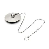 Drainschrome Plated Bath Tub Drain Bathroom Sink Basin Bathtub Stopper Plug Bathtub Accessory Silver