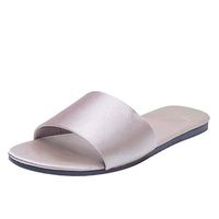 Women Slides Fashion Slipper Sandals Soft Sole Home Bathroom Slippers Beach Shoe Gray