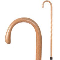 Brazos Walking Cane for Men and Women Handcrafted of Lightweight Wood and made in the USA,Tan Oak, 37 Inches