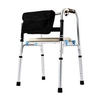 OUG Foldable Frame Walker with Disabled Walker, Rehabilitation Assisted Walking Frame, Lightweight and Portable Walker, Suitable for People with Reduced Mobility, Disabled