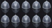 FCS miniFit RIC Domes for Oticon MiniFit RIC Hearing Instrument 10-Pack (Bass Single Vent, 12 mm).
