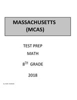 8th Grade MCAS Test Prep: 8th Grade Massachusetts Comprehensive Assessment System Test Test Prep Study Guide