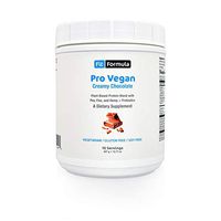 FitFormula Pro Vegan Protein Powder – Chocolate Flavored Dietary Supplement Powder – Premium Formulation of Pea, Flax, Hemp