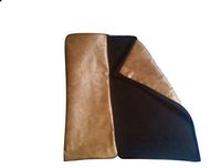 Islands Earth Bladder Support Chair/Bed Urine Incontience Pad Cotton Blend Top, Brown Faux Leather Backing. 20.5" by 27.5". an Islands Earth Original Product.