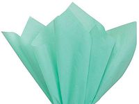 Aqua Blue Green Art DIY Crafts Tissue Paper for Gift Wrapping 20"X26" 5 Sheets