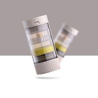 Pill Cutter and Crusher Combo - 4 in 1 Small Pill Splitter Medication Vitamin Grinder Powder Storage Cup for Infant Baby Kid Elder, (Cutter and Crusher Combo) (Gray)