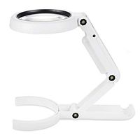 5X 11X Magnifying Glass Dual Use Table Lamp, Super Bright Stand Non Slip Repair Hand Held 8 LED Simple Authenticate Jewelry Home