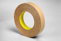 3M 9576 Clear Bonding Tape - 1 1/2 in Width x 4 mil Thick - Densified Kraft Paper Liner - 84267 [Price is per CASE]