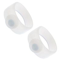 1 Pair of Effectively Slimming Soft Silicone Toes Acupressure Rings with Magnets for Weight Loss, Metabolism Increase/Stimulation and Curbing Appetite by VAGA