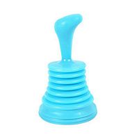 Dredging Tool Strong Sink Pipeline Dredge Device Bathroom Washbasin Sewer Cleaner Plunger for Kitchen Toilet - Blue