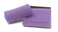 Universal Crutch Hand Grip Covers - Luxurious Soft Fleece with Sculpted Memory Foam Cores (Purple) …