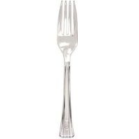 Lillian 48-Pack Plastic Forks Cutlery Bag, Clear
