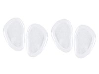 riemot Gel Arch Support Cushions for Sandals, Shoe Insoles for Flat Feet, Reusable Ball of Foot Inserts for Plantar Fasciitis, Forefoot Inserts for Women Men 2 Pairs (4 Pieces)