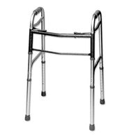 Invacare Heavy Duty Deluxe 2 Button Folding Walker Qty: 1