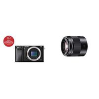 Sony Alpha a6000 Interchangeable Lens Camera with 50mm Lens (Black)