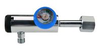 Oxygen Regulator Standard Body-CGA540, 0-4 LPM, DISS Outlet with Blue Color Coded Gauge Protector