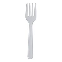 Dixie  4.81" Light-Weight Polystyrene Plastic Fork by GP PRO (Georgia-Pacific), White, LF21, (Case of 1,000)