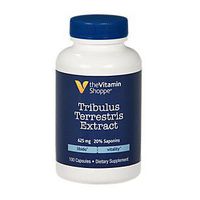 The Vitamin Shoppe Tribulus Terrestris Extract 625MG, 20 Saponins, Supports Libido and Vitality, Men's Health, Natural Testosterone Libido Booster for Men (100 Capsules)