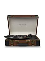 Crosley CR6019D-BR Executive Portable USB Turntable with Bluetooth, Brown