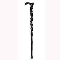 crutch LPY-GZ-021 Wooden Carved Comfortable Handle Walking Sticks Retro Cane for Men and Women 95cm