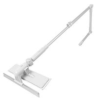 Qia U-Shaped Retractable Window Cleaning Tool 180° Rotatable Double-Sided Glass Cleaner for Indoor and Outdoor Windows Cleaning