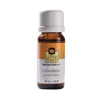 Relaxation Essential Oil Blend by Lotus Touch, 10 ml Bottle - 100% Pure Therapeutic Grade Single-Note Essential Oil for Aromatherapy - Helps you Relax, Reduce Stress & Anxiety, and Get Better Sleep