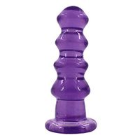 Oolong Purple High Permeability Soft TPE Pull-Beads Ȁmâl Plúg for Women