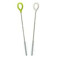 ZoLi Straw Cleaning Brush Large - Green/White (PIP, Squeak, Dash, D.LITE, Includes 2 Brushes)