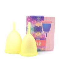 Monzcare Reusable Menstrual Cup,Yellow Size 1