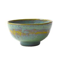 AXZHYX Bowl Creative Ceramic Bowl Cutlery Fruit Salad Household Rice Dessert Bowl 4/4.5/5.4 inches Hotel Tableware Home Noodles Boiled Fish Soup Bowl (Color : A)