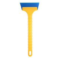 WINJUN 13.4'' Long Handle Window and Shower Squeegee Perfect Cleaner for Home Windows, Car Windshield, Bathroom Mirrors & Shower Door Glass, Non Slip, with Hanging Hole and 1 Replacement Blades