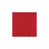 Creative Converting Touch of Color 2-Ply Paper Lunch Napkins, 50-Count, Classic Red