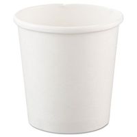 SOLO Cup Company Flexstyle Double Poly Paper Containers, 16 oz, White, 25/Pack - 500 containers per case, 25 per pack.