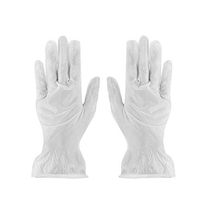 vmree Disposable Nitrile Gloves Exam Gloves, All Purpose Gloves, Latex Free, Powder Free, Textured, Pack of 100 (M, White)
