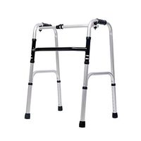 XHRHao Foldable Walker with Wheel and Shower Chair Fuction 8 Adjustable Height Levels(73-91cm) Made of Aluminum Alloy Rollator Lightweight Waterproof Portable Walk Assist for Elderly Silver