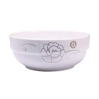 AXZHYX Bowl 6.5 inch Bowl Household Ceramic Bowl Kitchen Tableware Bowl Restaurant Food Bowl Bowl Suitable for The Kitchen Beautiful Bowl Hotel Tableware Home Noodles Boiled Fish Soup Bowl