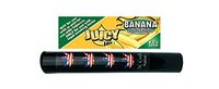 Herb Airtight Tube Pocket Protector with Juicy Jay's Banana 1.25 Flavored Hemp Rolling Papers 1 Count DC Crafts Nation- Flag Leaf