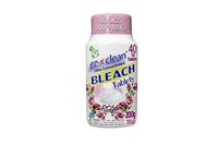 ez-x clean Bleach Tablets, Toilet Bowl Cleaner, Color Safe Bleach for Laundry, Bathroom Cleaner, 40 Count (Rose)