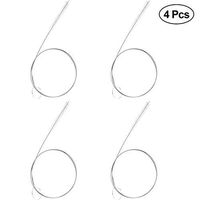 4 Pieces Nylon Bristle Tips Tube Brushes Flexible Scrub Brush Cleaner Tool for Cleaning Keg and Fermenter Tube Hose, 3/8 Inch by 32 Inch Long