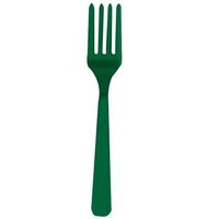 Amscan International Forks, Pack Of 20, Forest Green