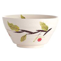 AXZHYX Bowl Ceramic Grain Bowl Fruit Salad Bowl Creative Ice Cream Bowl Breakfast Soup Bowl Japanese Ramen Bowl Hand Painted Fruit Bowl Hotel Tableware Home Noodles Boiled Fish Soup Bowl