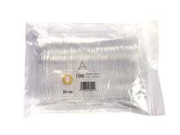 100 Extra Heavy Weight Clear Disposable Plastic Spoons