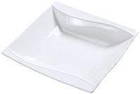 Yanco SW-305 5" Fruit Bowl, Square, 4-oz, Porcelain, Bone White, Pack of 36