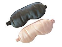 Mulberry Silk Eye Mask – 2 Pack - Pink and Grey