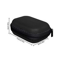 Water Resistant Fingertip Pulse Oximeter Black Travel Case,Hard Storage Case Organizer for Fingertip Pulse Oximeter Fits P.O Blood Oxygen Saturation Monitor(CASE Only)