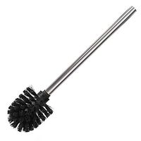 Tmsgid Toilet Brush Holder Stainless Steel Bowl Cleaner Compact Scrubbing and Perfect Black